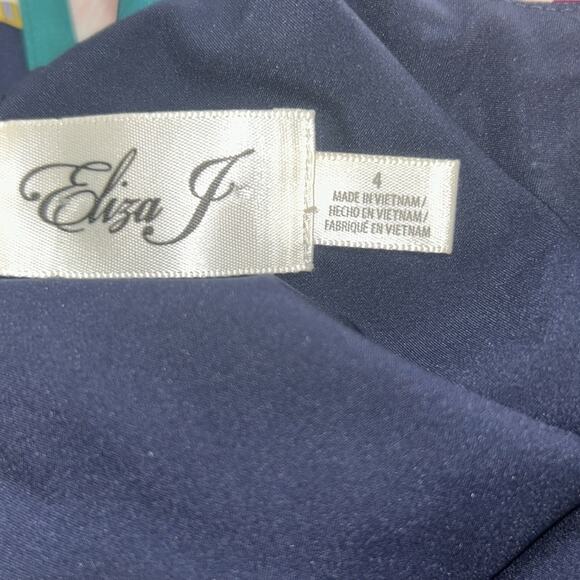 Eliza J Floral Faux wrap dress Size 4 - Picture 11 of 12